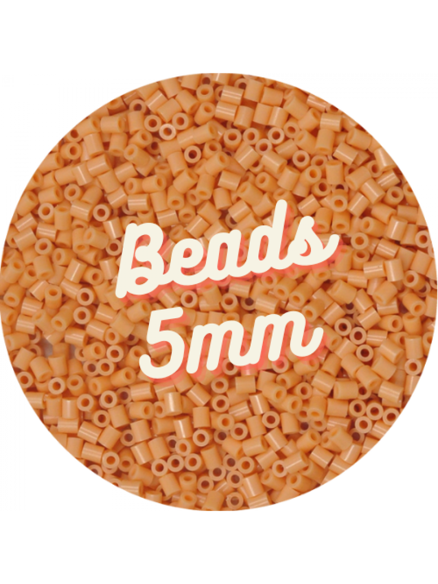 S18 - 500 Midi Beads 5mm (Sand)