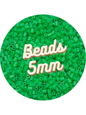 S20 - 500 Midi Beads 5mm (Green)