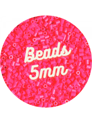S26 - 500 Midi Beads 5mm (Magenta)