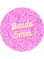 S40 - 500 Midi Beads 5mm (Carnation Pink)