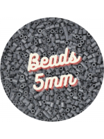 S43 - 500 Midi Beads 5mm (Dark Gray)