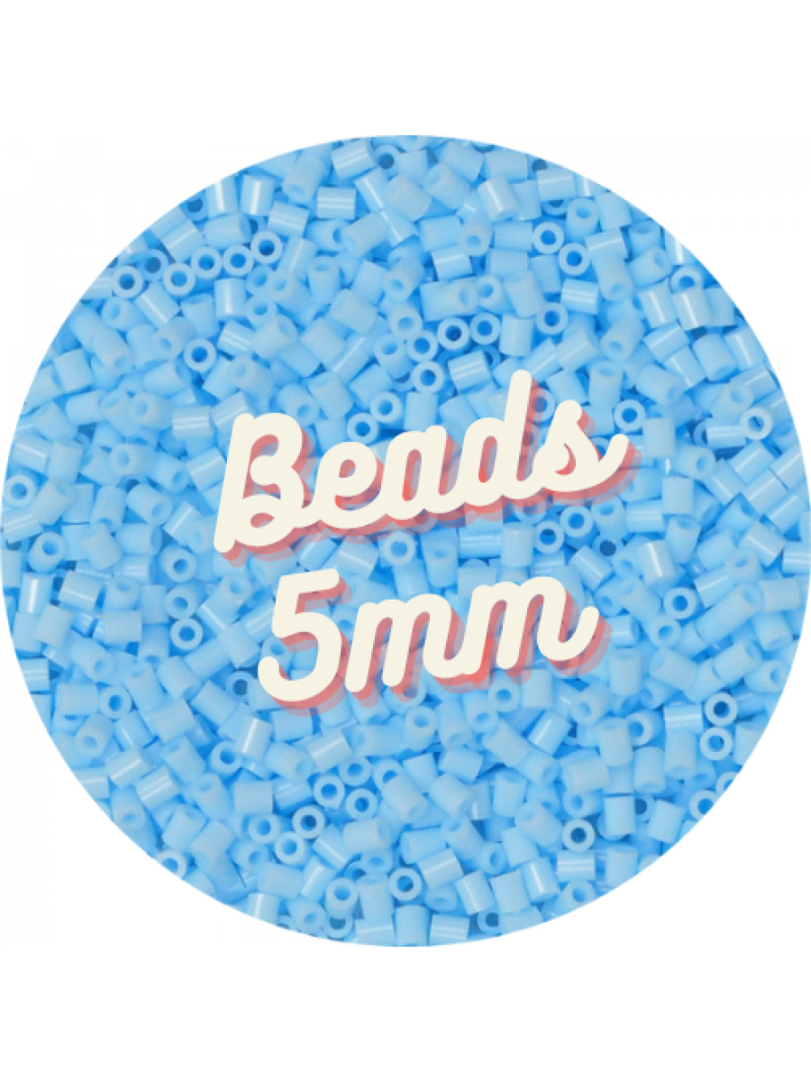 S44 - 500 Midi Beads 5mm (Sky Blue)