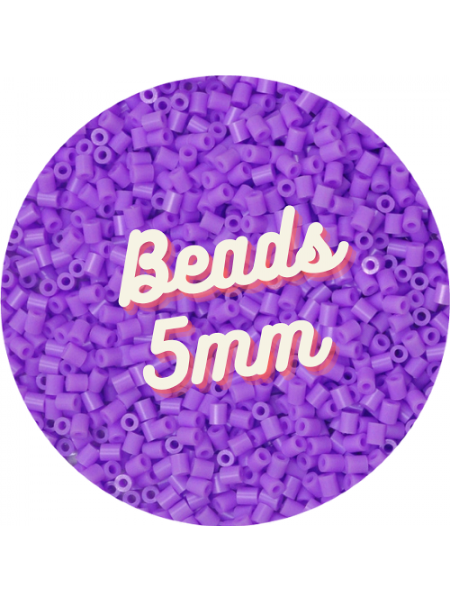 S60 - 500 Midi Beads 5mm (Lavender)